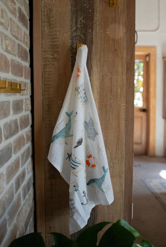 Seaside Tea Towel