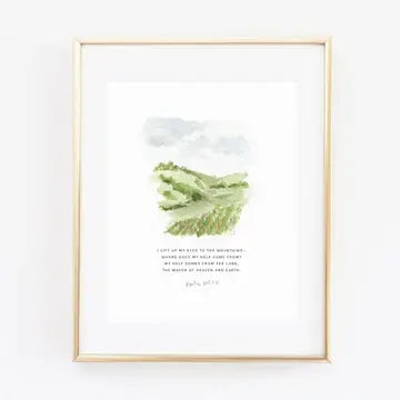 Vineyard Scripture Print