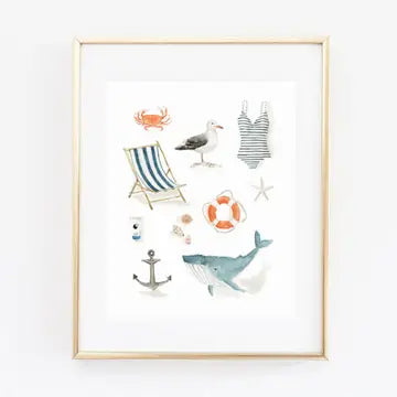 Seaside Art Print