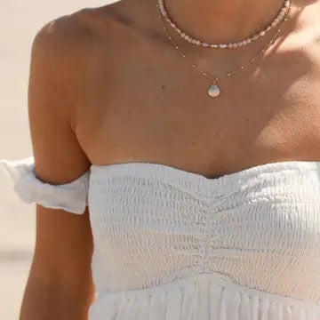 Sunset Pearl Necklace