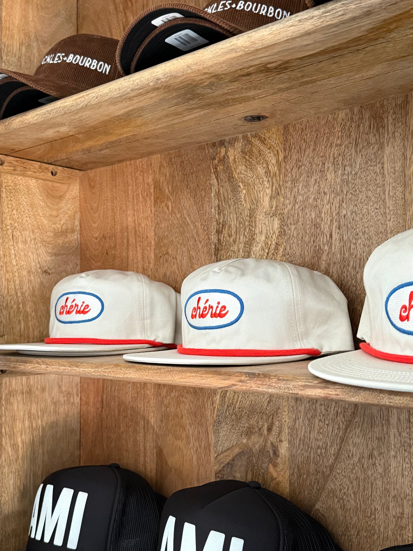 Cherie Flat-Brim Hat