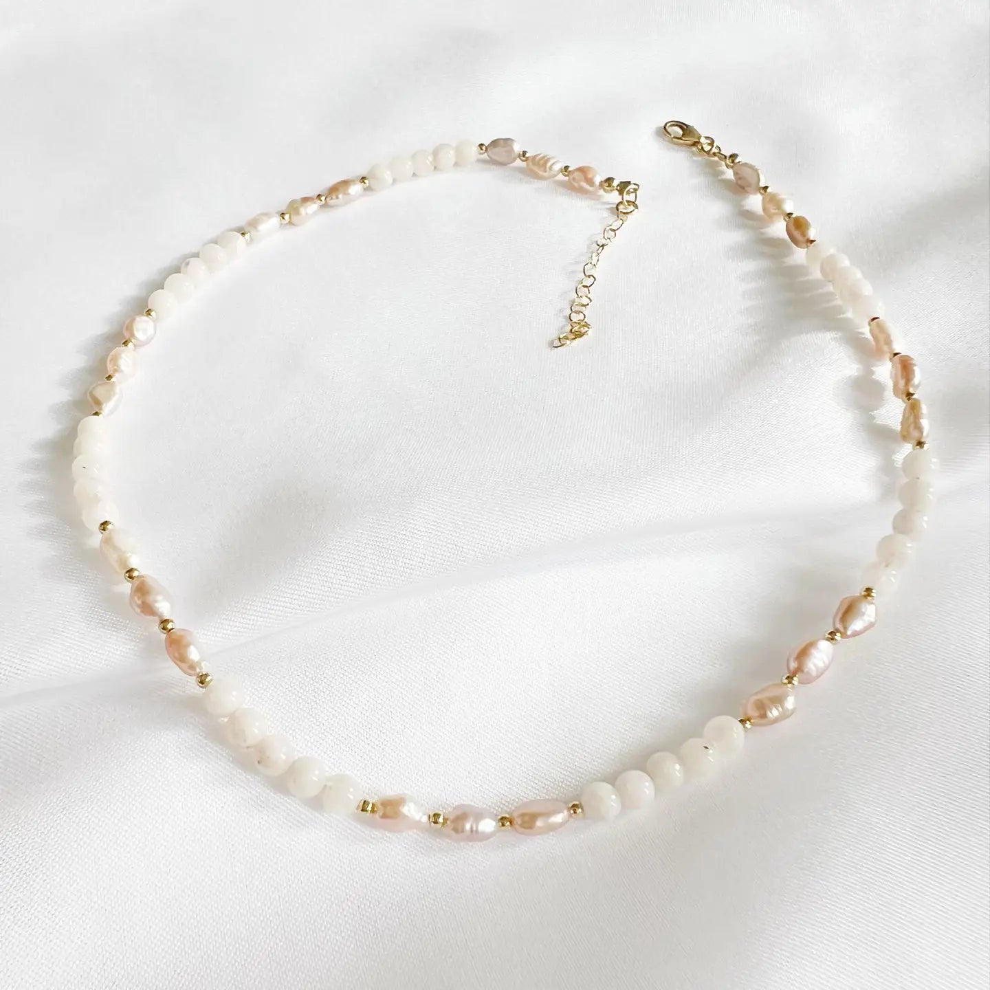 Sunset Pearl Necklace