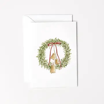 Bell Wreath Mini Notecard