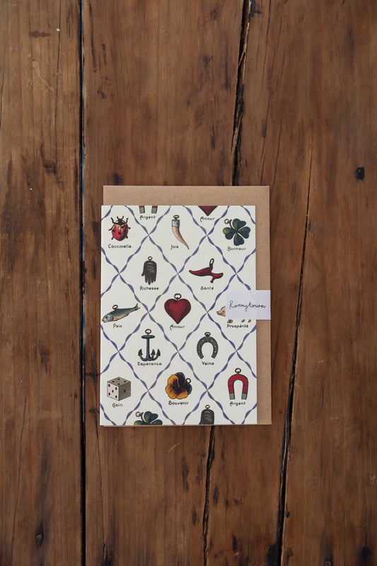 Charms Greeting Card