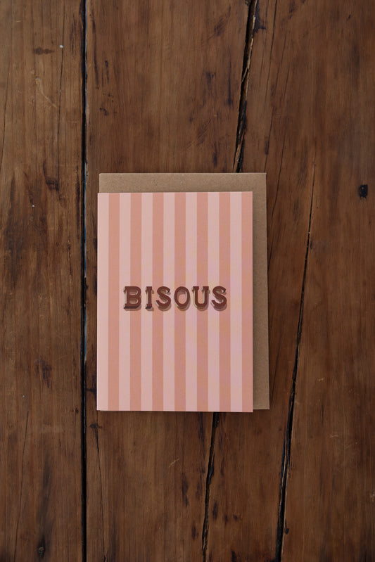 Bisous Greeting Card