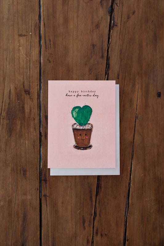 Cactus Birthday Card
