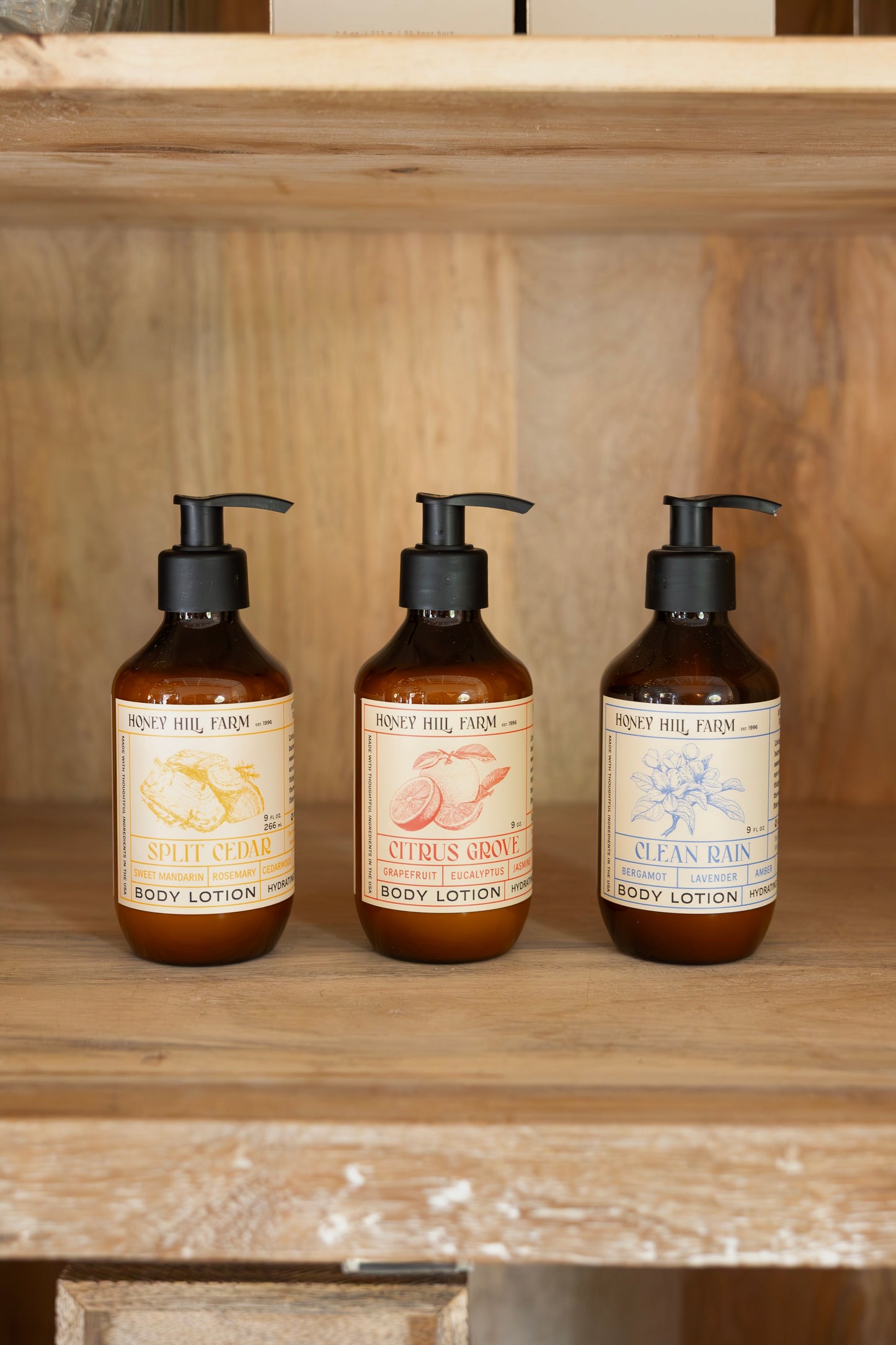 Body Lotion, 3 Scents