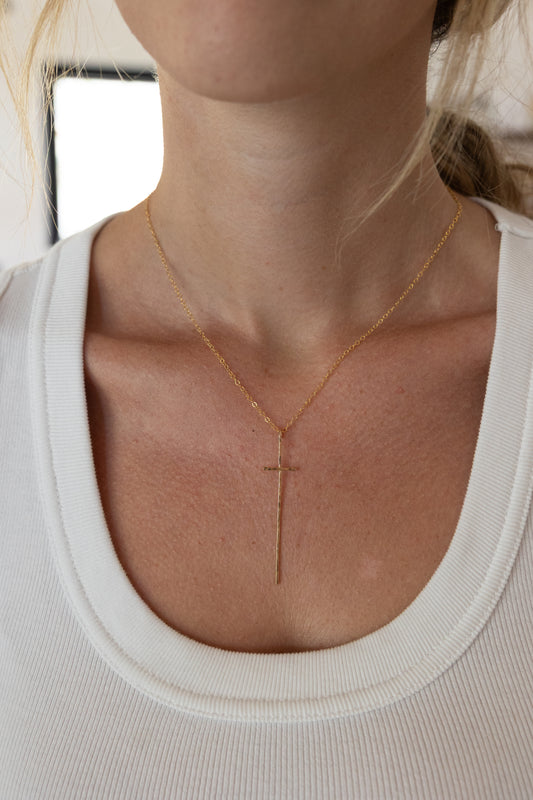 Modern Cross Necklace