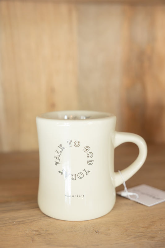 Talk to God Today Ceramic Mug