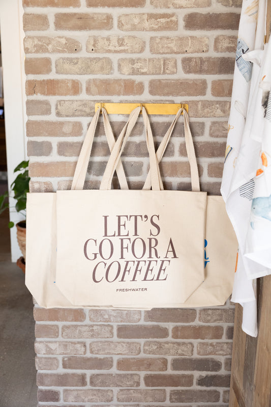 Let's Go For A Coffee Tote