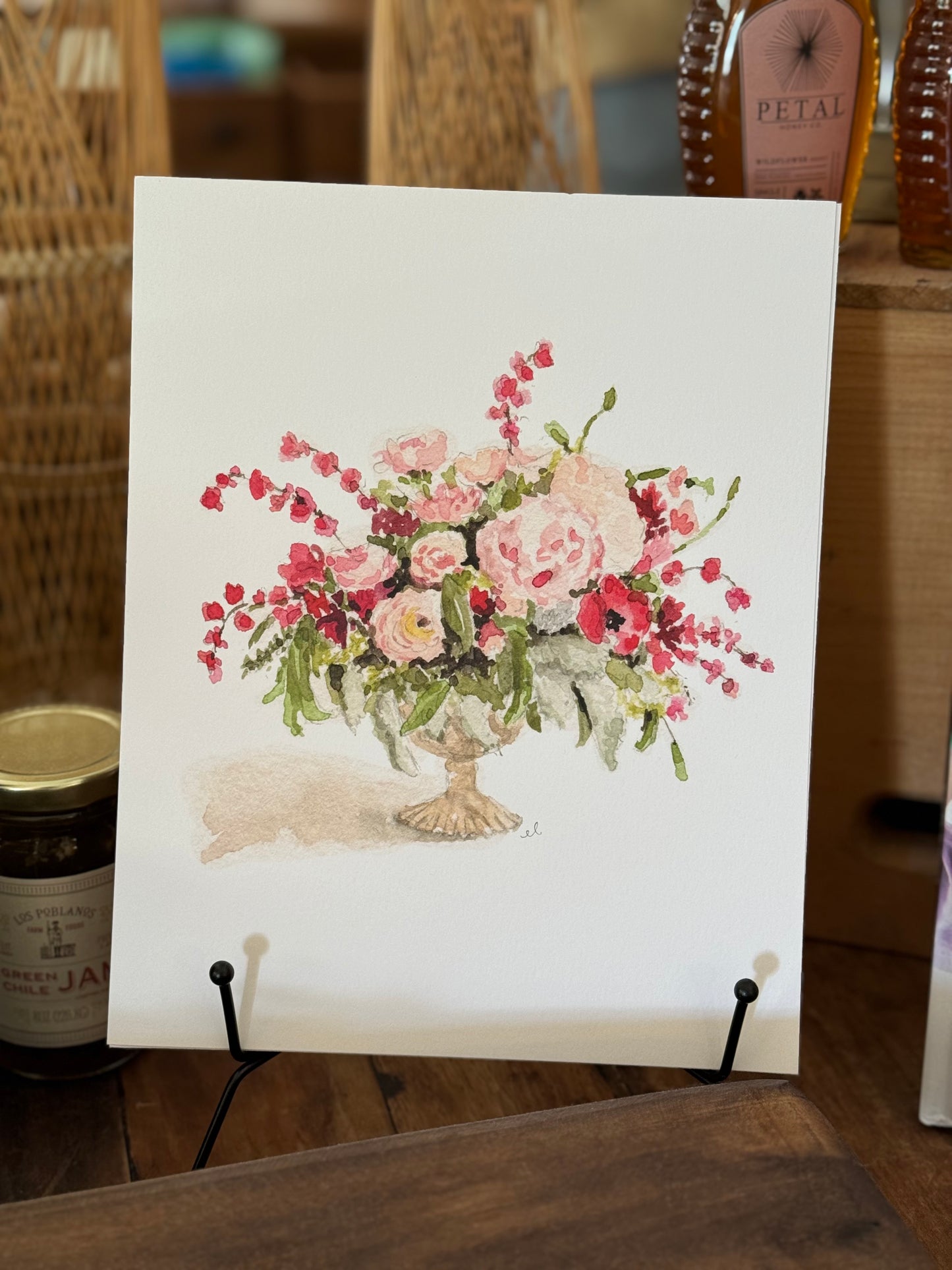 Blush Flower Art Print (8" x 10")