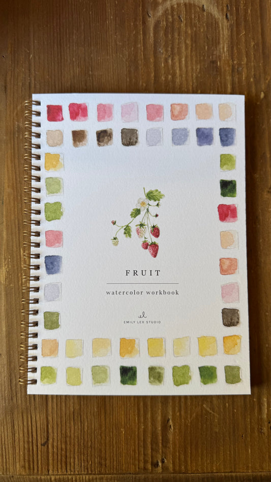 Fruit Watercolor Book