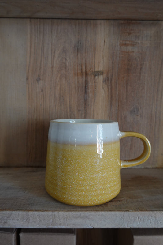 Mineral Ochre Reactive Glaze Mug