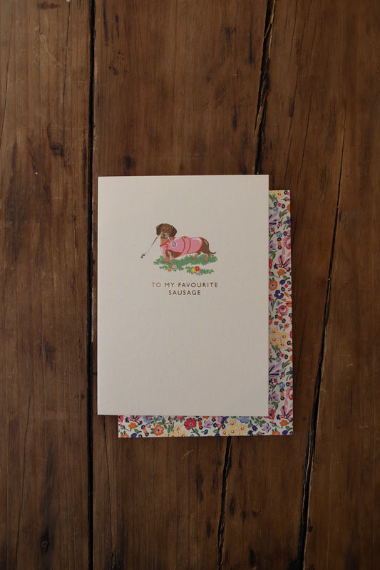 To My Favorite Sausage Card