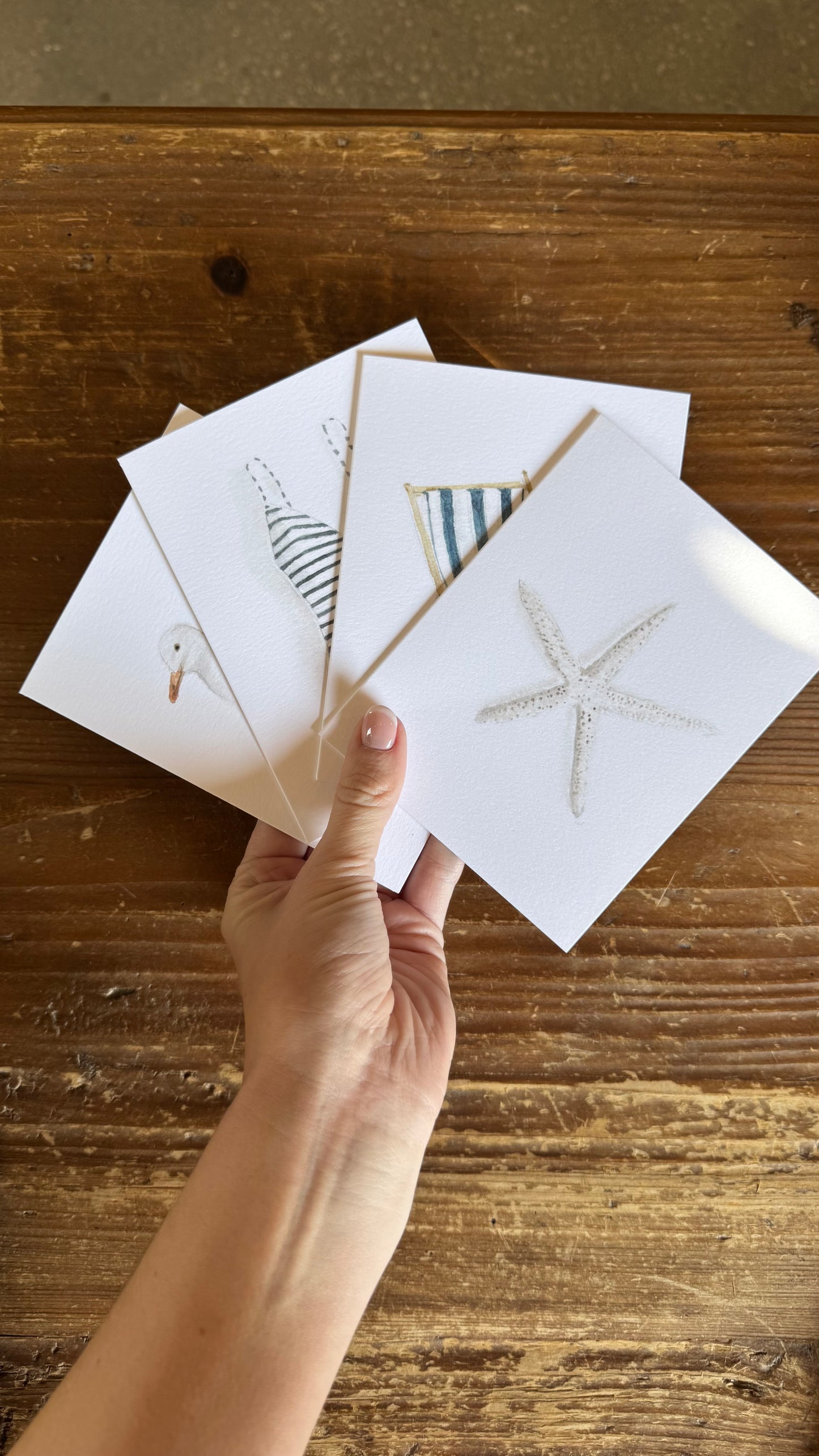 Summer notecards set