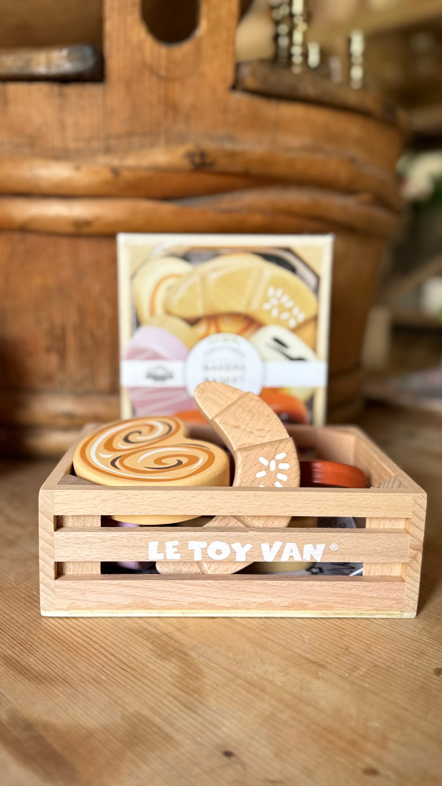 Bakery Wooden Market Crate