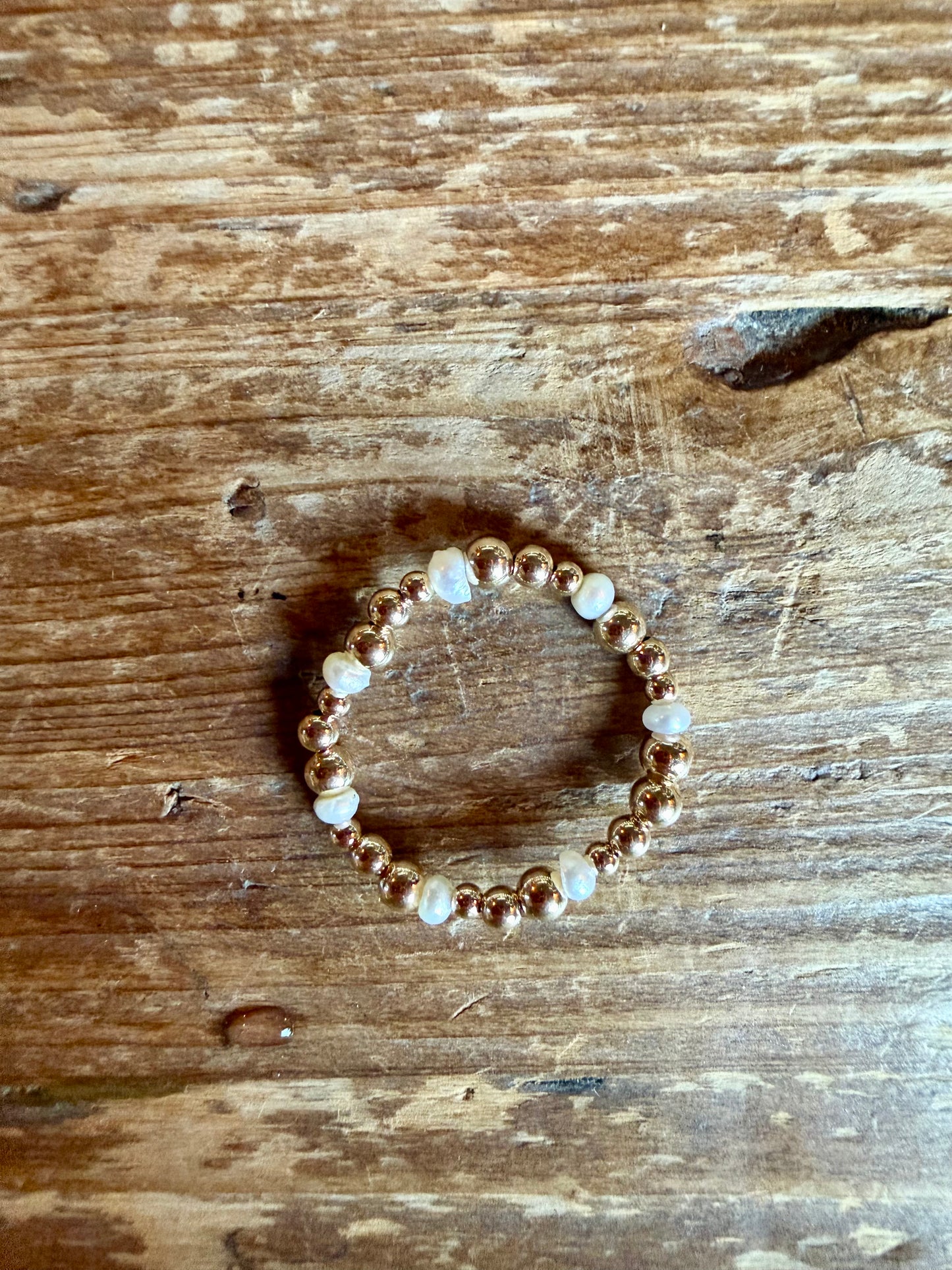 Beaded Stretchy Ring