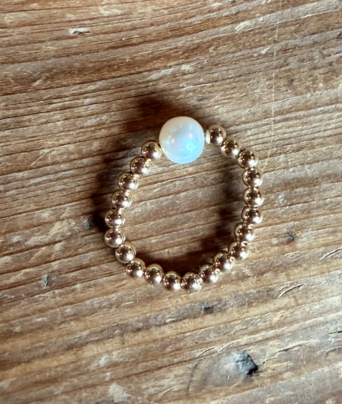 Beaded Stretchy Ring