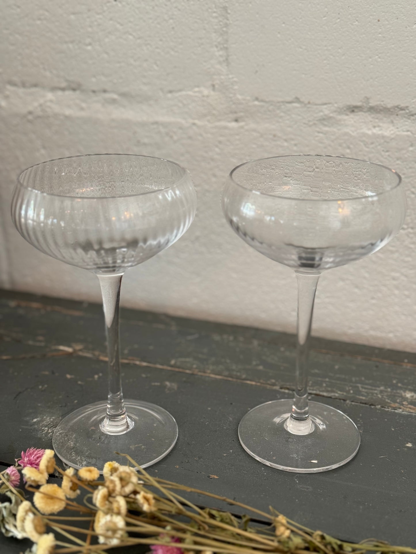Stemmed Champagne/Coupe Glasses, Single Glass