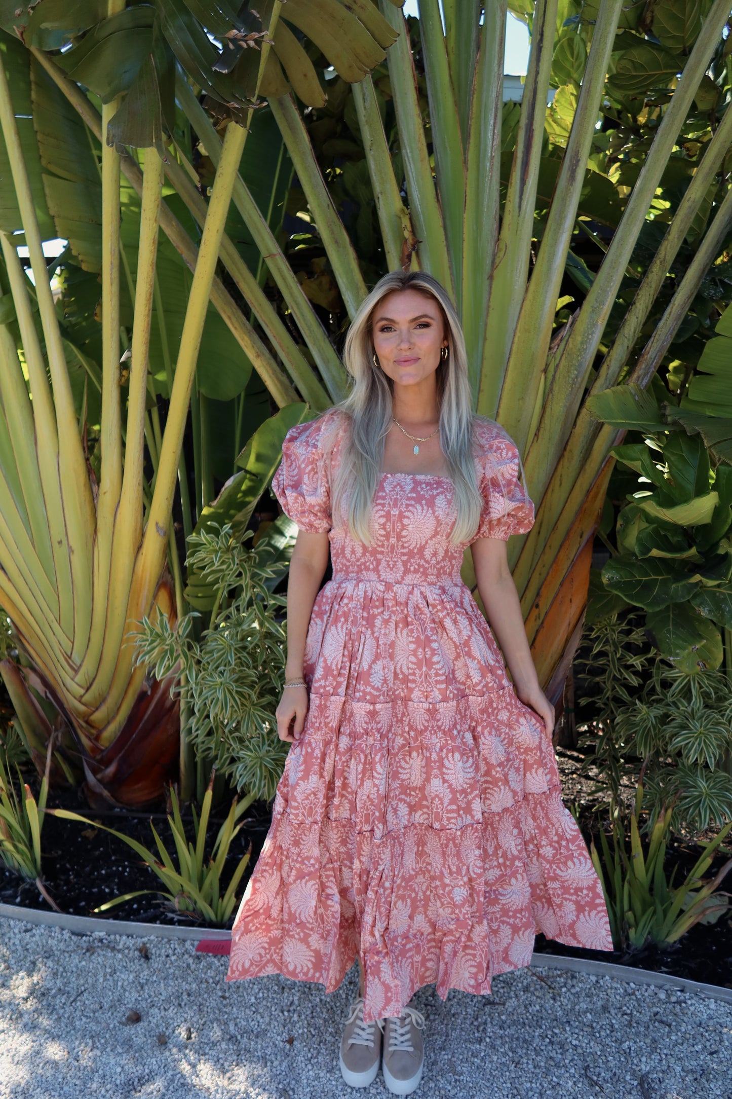 Rose Palm Dress