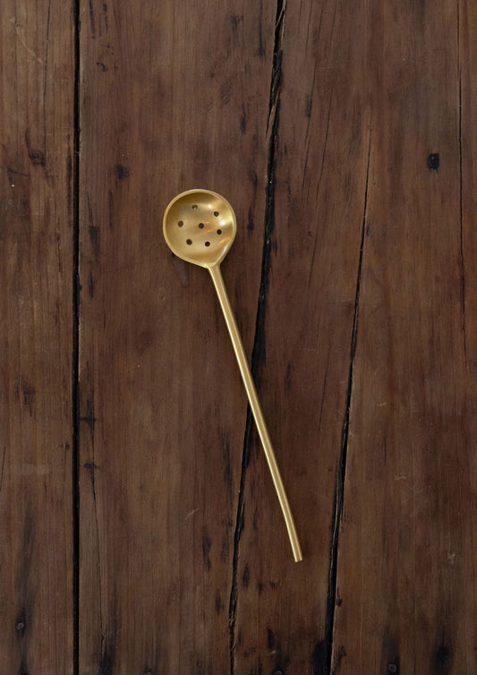 Brass Olive Spoon