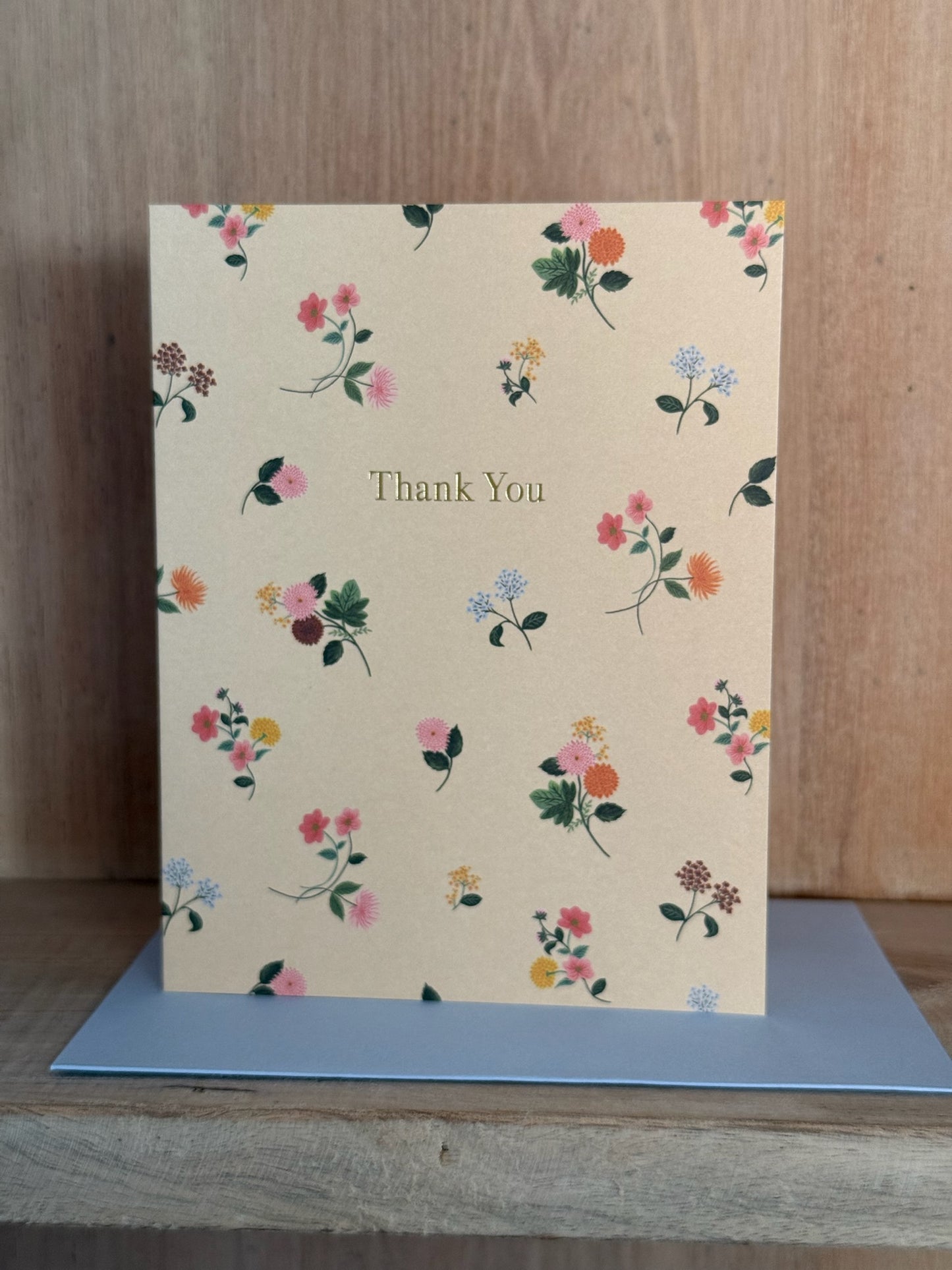 Ditsy Dahlia Thank You Card