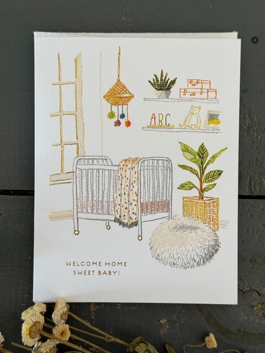 Welcome Sweet Baby! Card