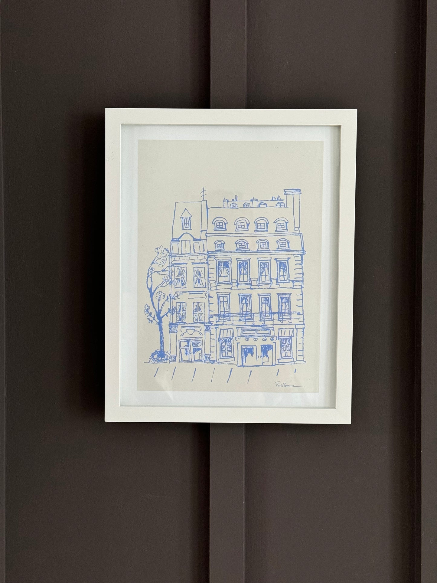 14x11 Parisienne Building Art Print