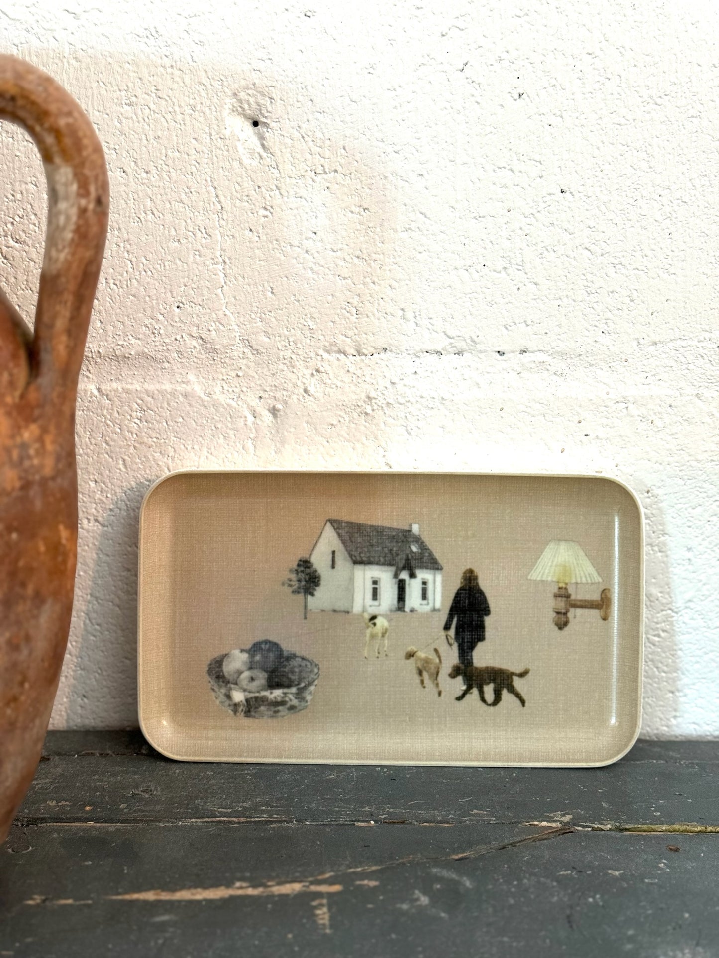 Small Countryside Linen Tray