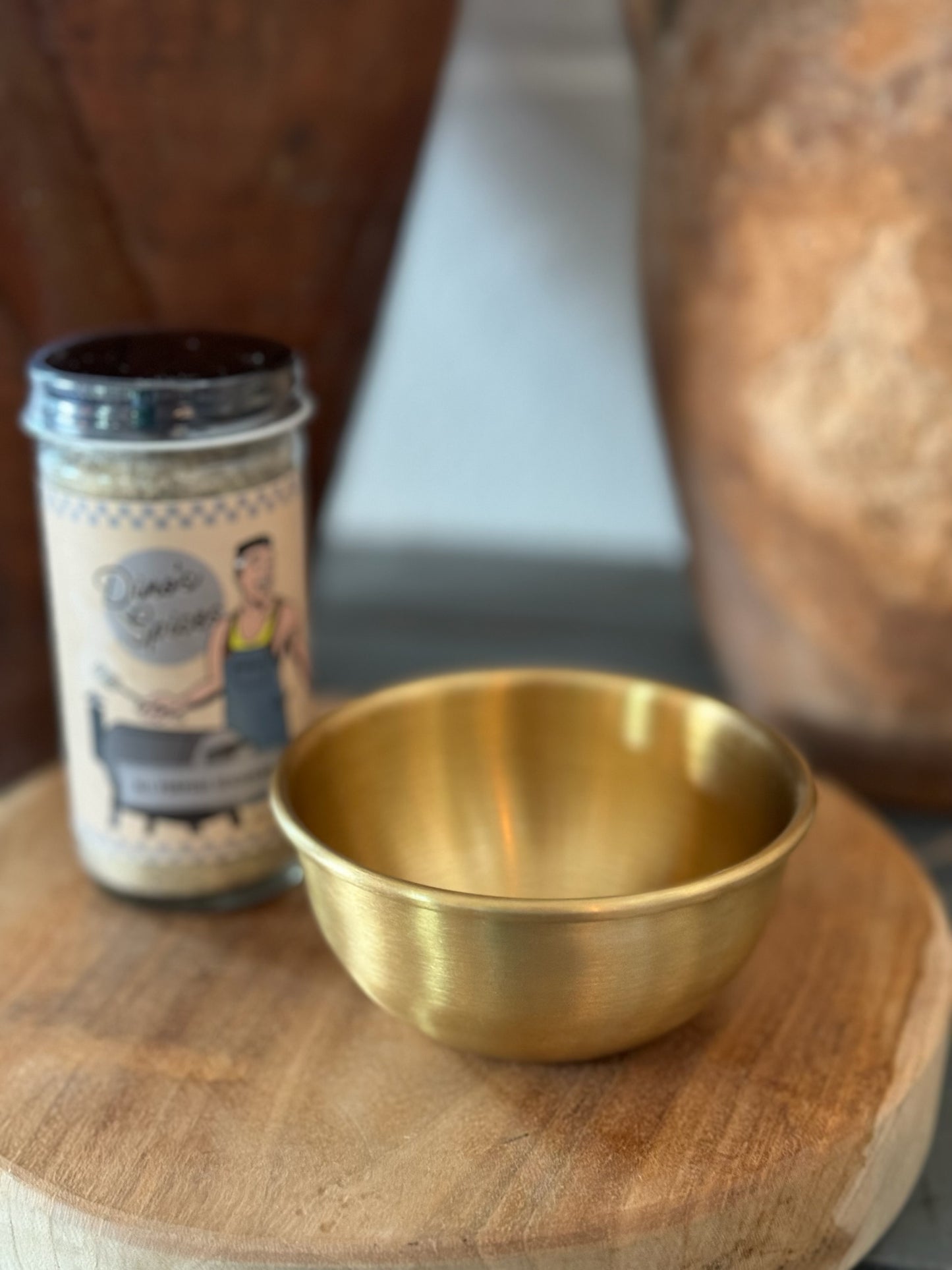 Antique Brass Bowl