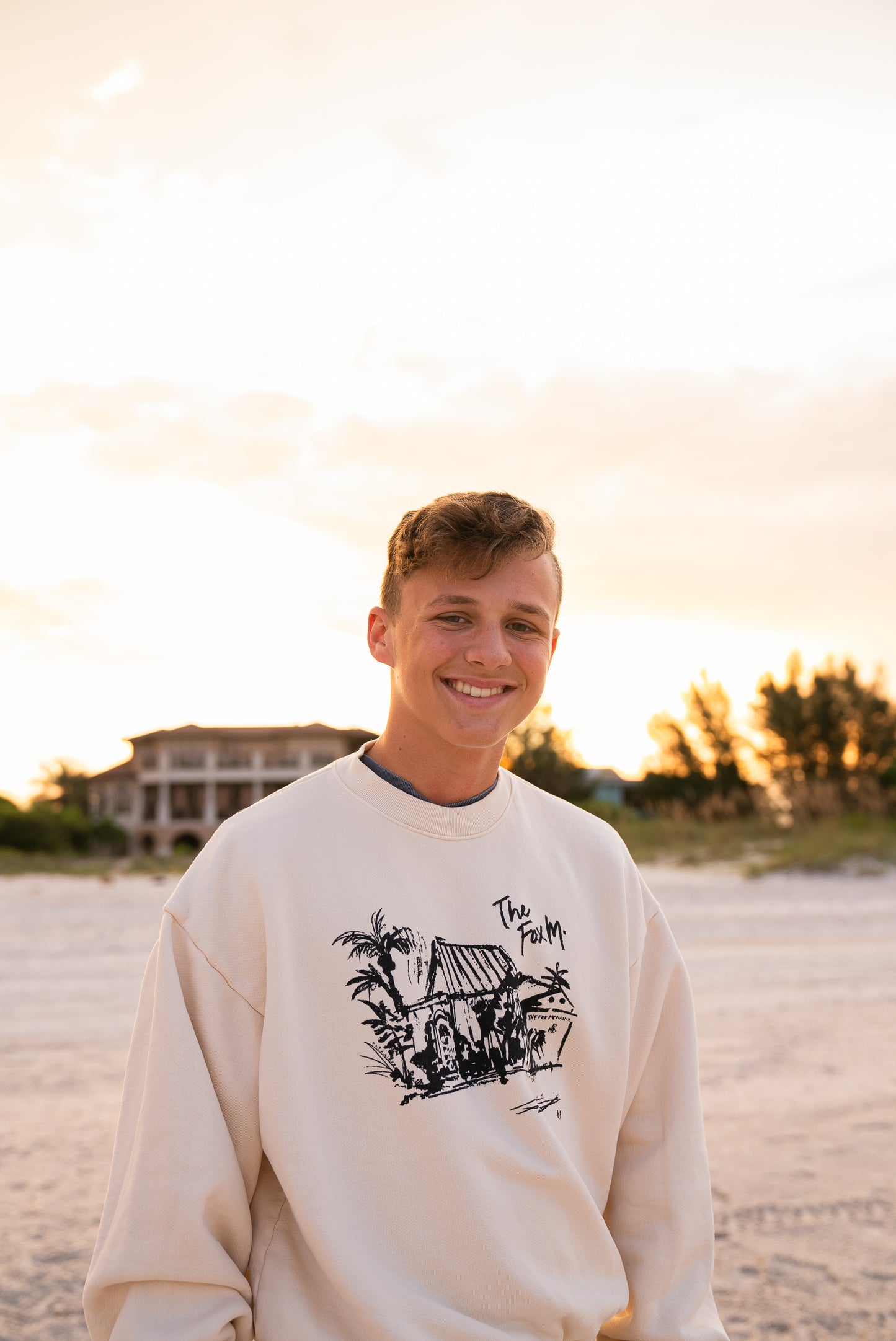 Charcoal Fox M. Crewneck