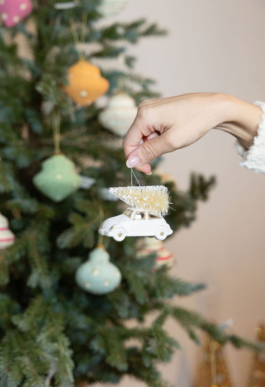 Glass Car Ornament