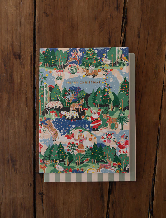 Festive Friends Greeting Card