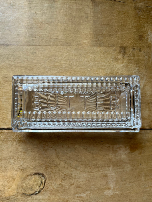 Glass Butter Dish