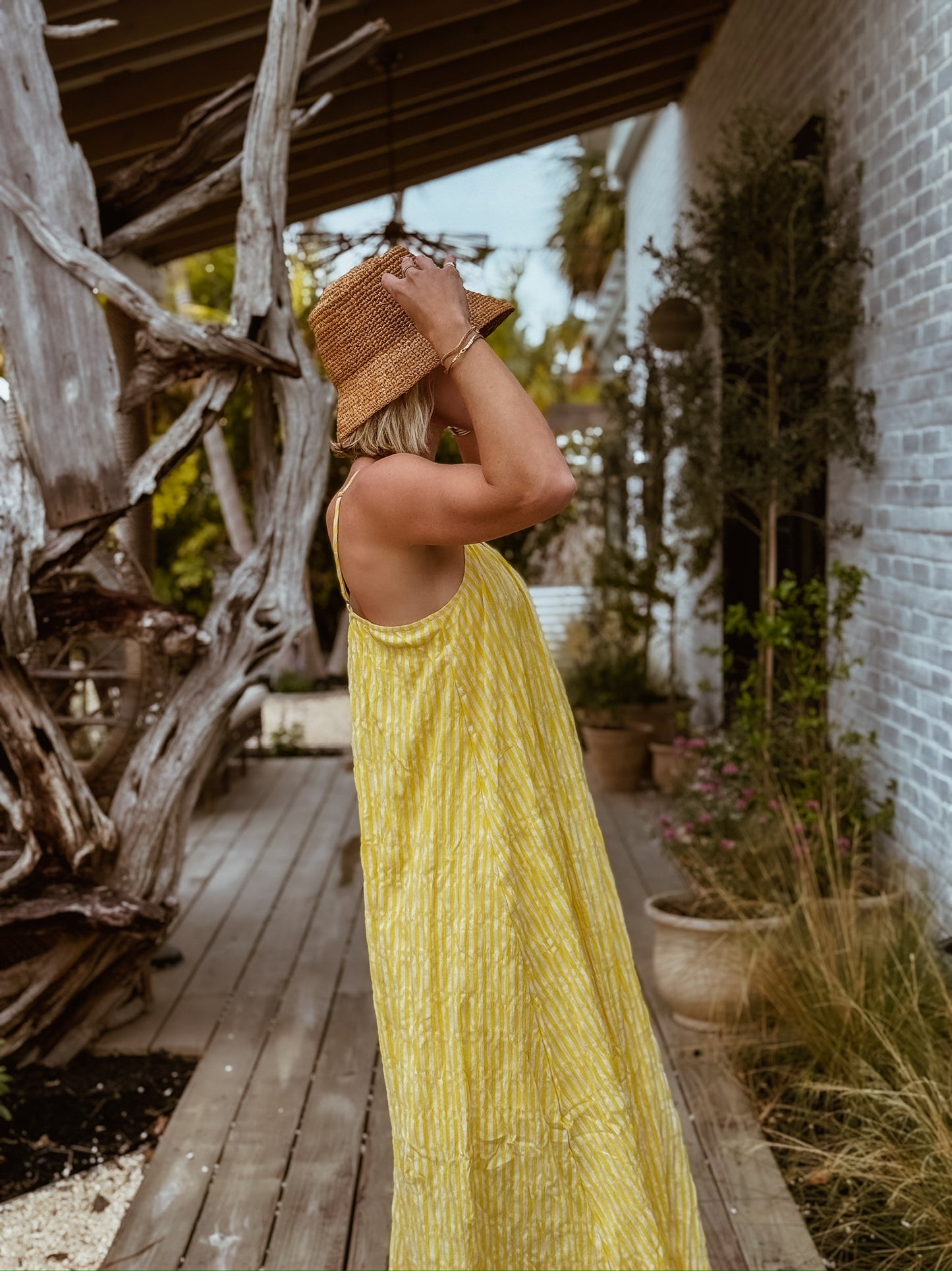 Woven Sun Cami Dress