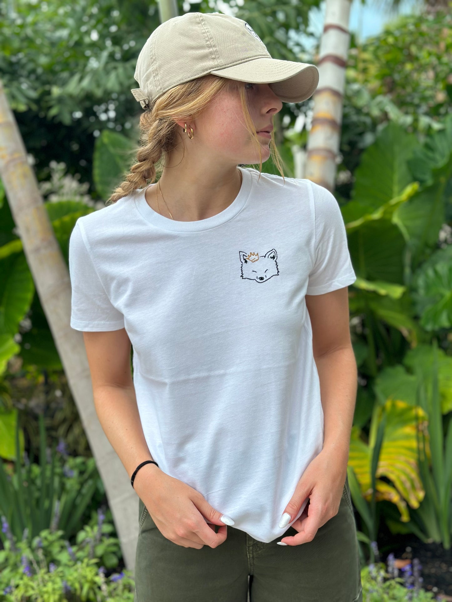 The Fox Embroidered Tee