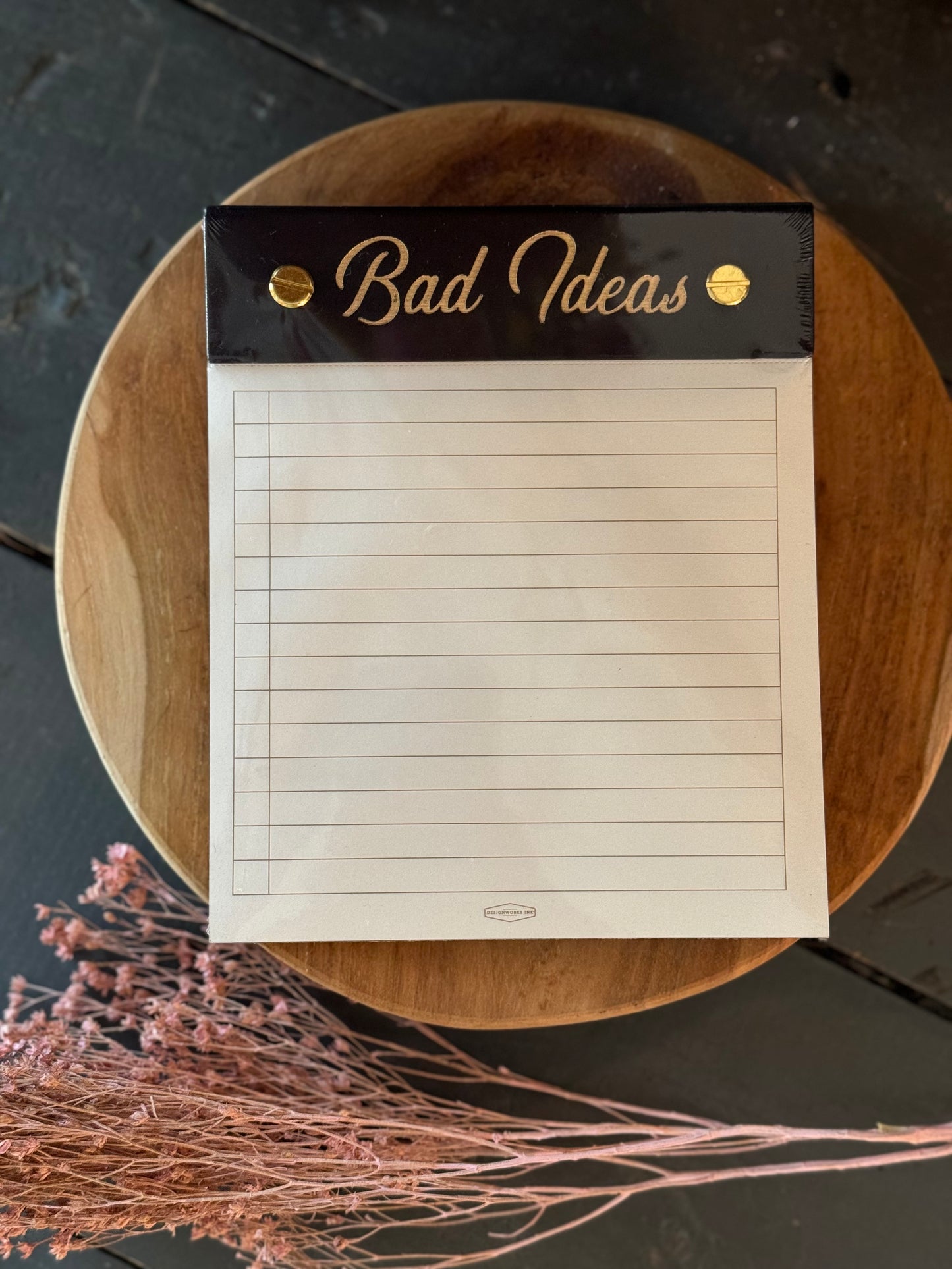 Bad Ideas Notepad