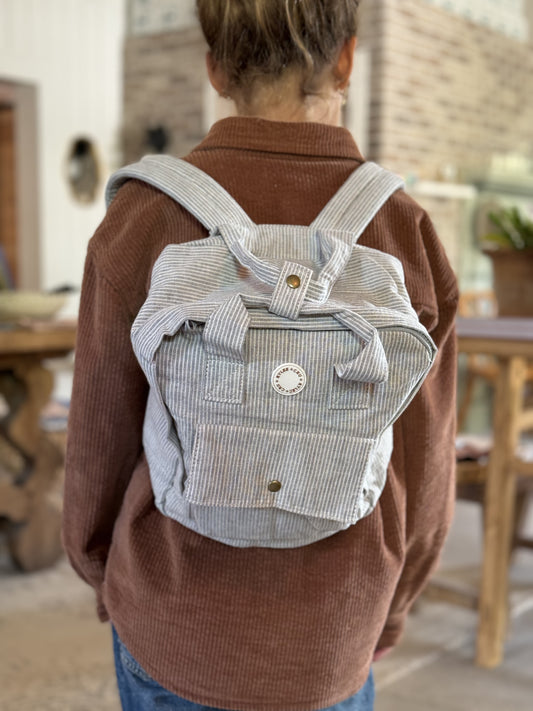 Mini Micro Stripe Backpack