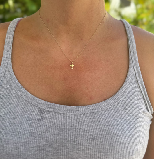 Yearly Co. Gold Cross Necklace