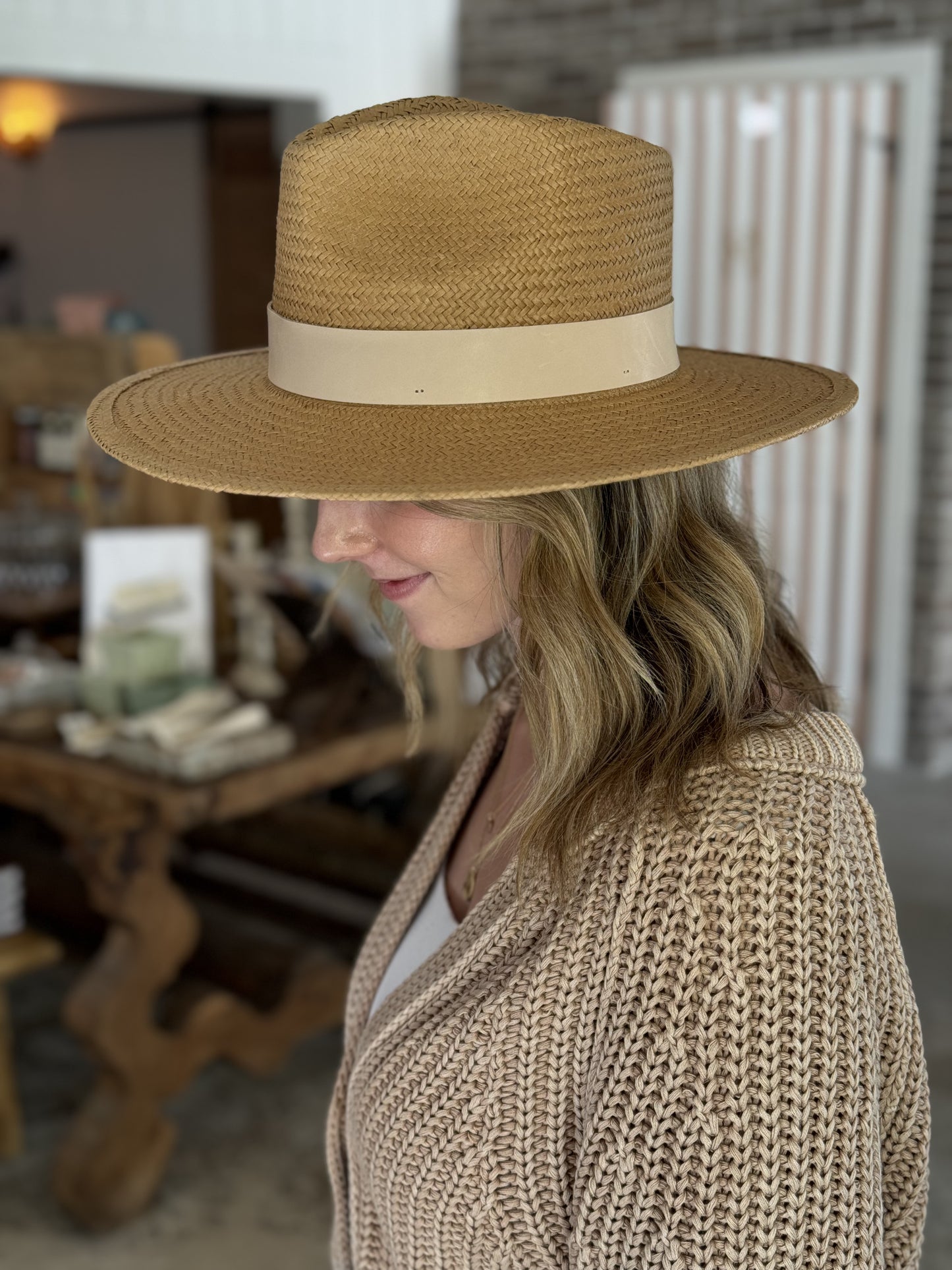 Woven Raffia Sun Hat