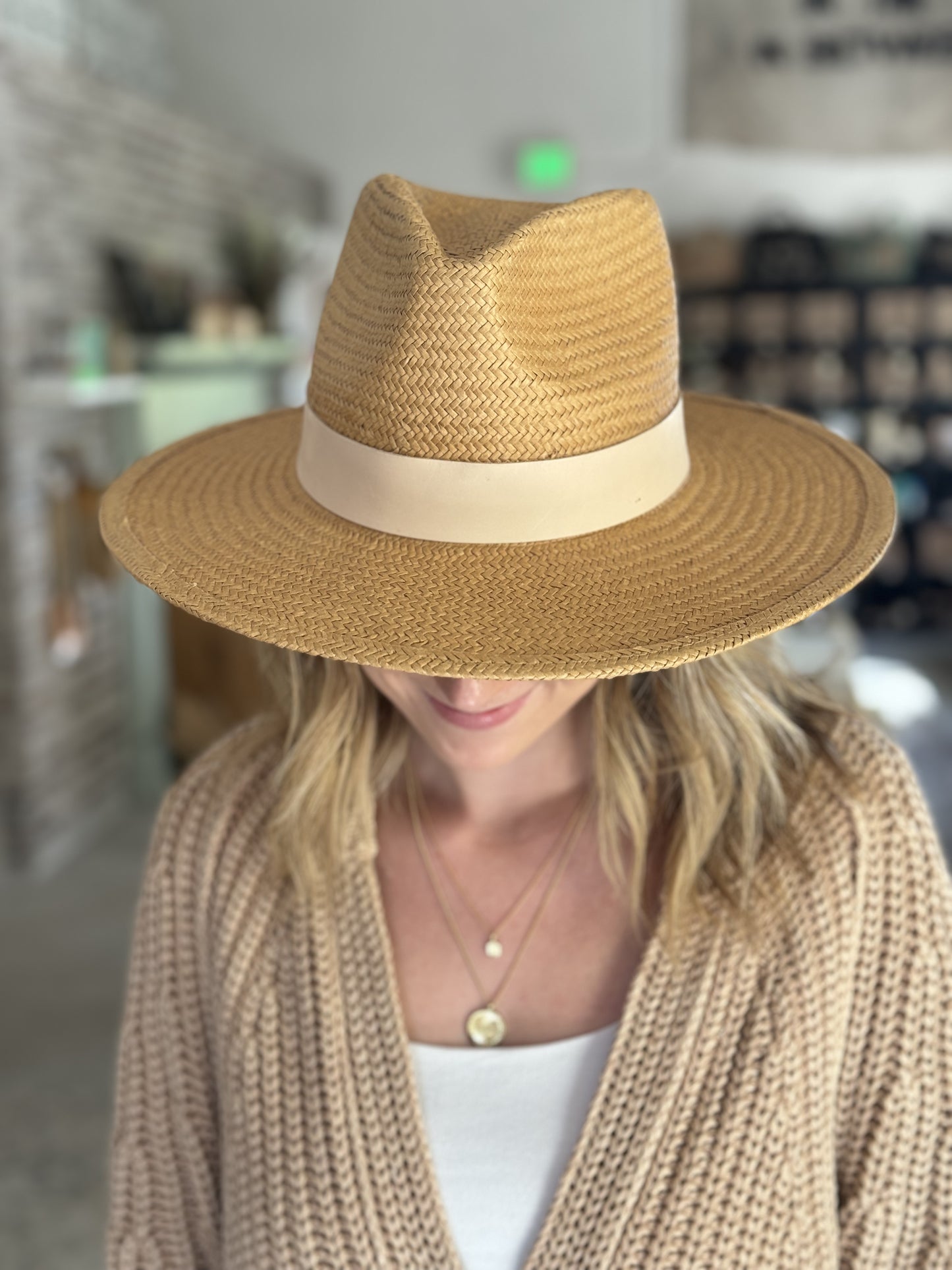 Woven Raffia Sun Hat