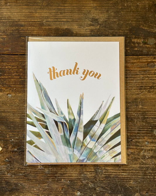 "Thank You" Tropical Card