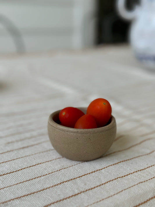 Stoneware Pinch Pot, 4 Colors