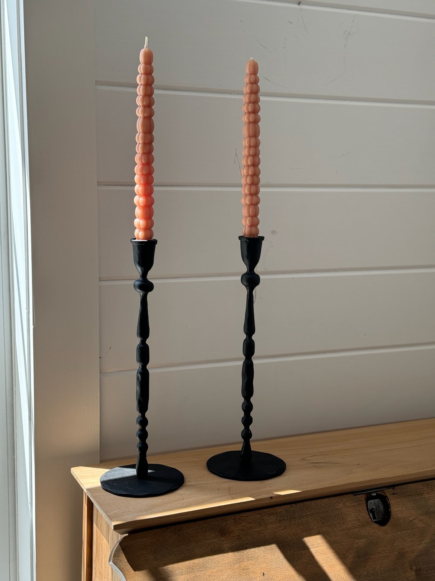 Iron Taper Candle Holder, 2 Styles