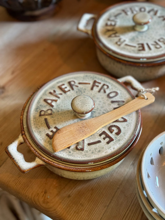 Stoneware Brie Baker