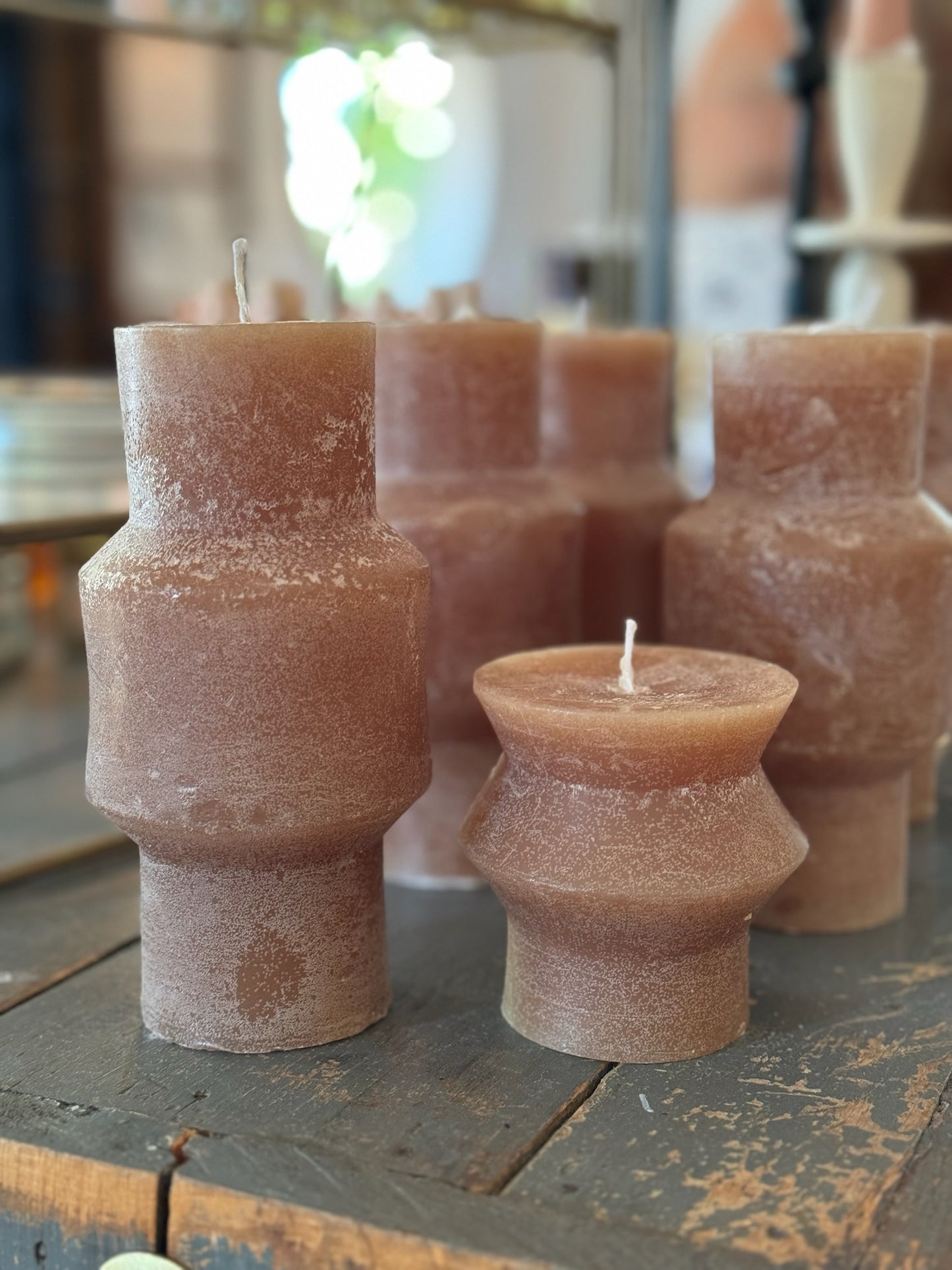 Cappuccino Pillar Candle