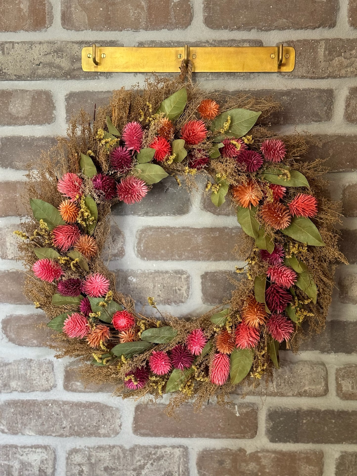 Dried Natural Botanicals Wreath