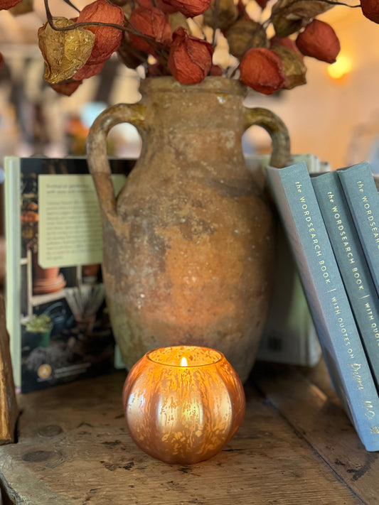 Rustic Pumpkin Candle