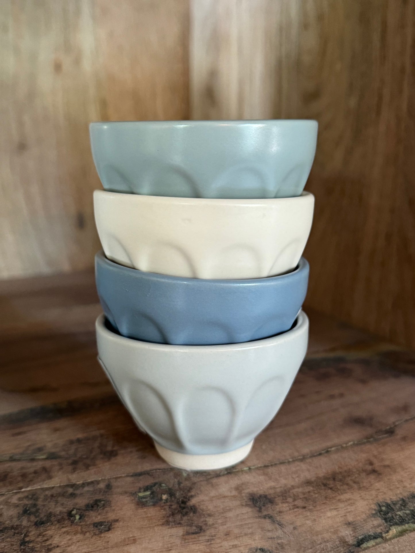 Stoneware Pinch Pot, 4 Colors