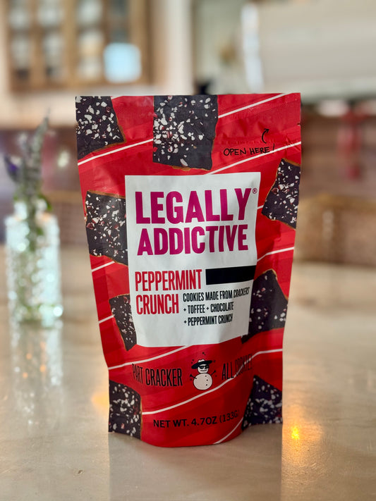 Legally Addictive Peppermint Crunch Crackers